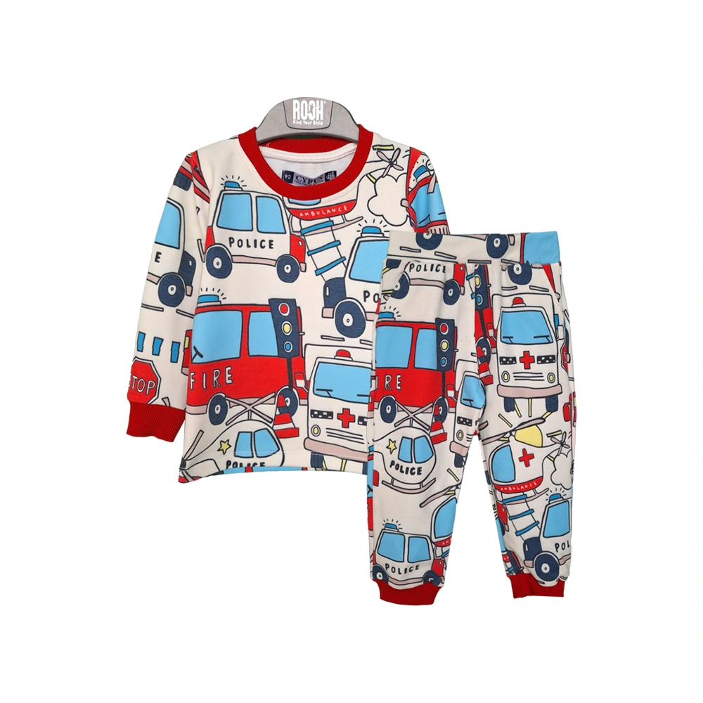 بلوز و شلوار طرح ترافیک پسرانه