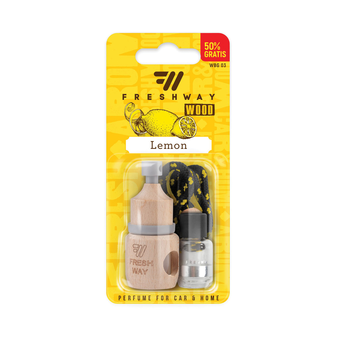 خوشبوکننده چوبی یدک رایحه لیمو