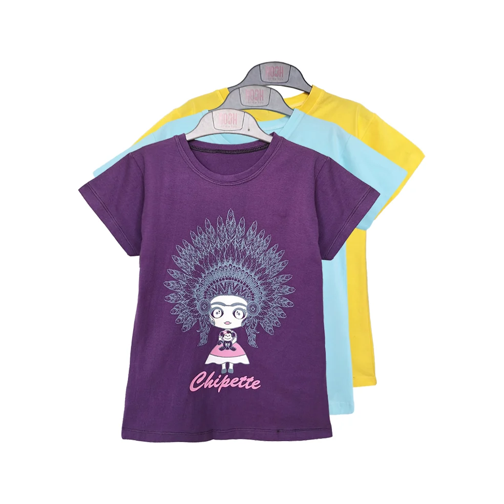 تیشرت طرح دختر میمون به دست دخترانه