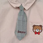 شومیز و شلوار طرح خرس کوچولو دخترانه