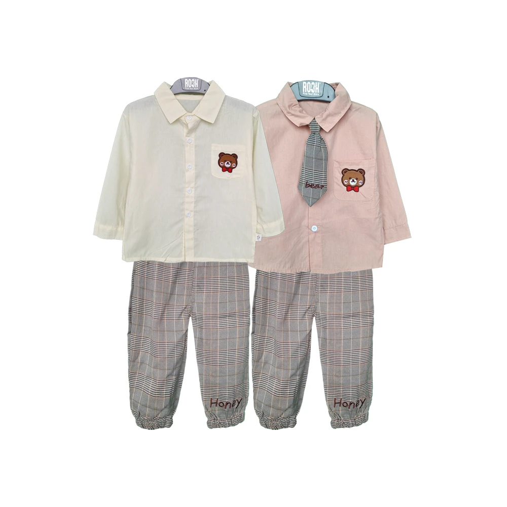 شومیز و شلوار طرح خرس کوچولو دخترانه