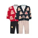 سه تیکه پاپیون دار دخترانه