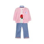 سه تیکه طرح توت فرنگی دخترانه