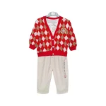 سه تیکه طرح لوزی پسرانه