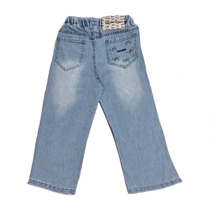 شلوار جین طرح پاپیون دخترانه (7 تا 9 سال) کد 27600133