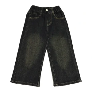 شلوار جین پشت طرحدار دخترانه