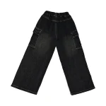 شلوار جین بغل جیبدار دخترانه