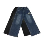 شلوار جین بغل جیبدار دخترانه