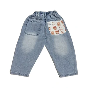 شلوار جین جیب کارتونی پسرانه (18 ماه تا 6 سال) کد 27600139