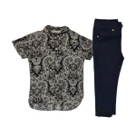 پیراهن طرح دار پسرانه