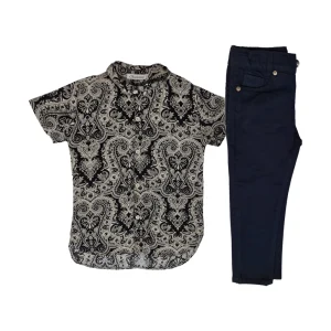 پیراهن طرح دار پسرانه