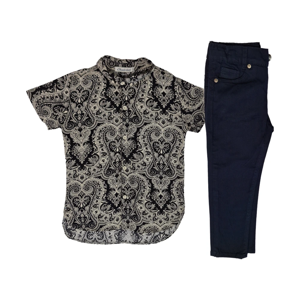 پیراهن طرح دار پسرانه