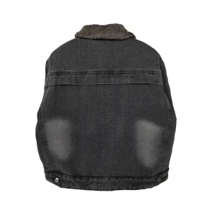 کاپشن جین یقه خزدار پسرانه (10 تا 14 سال) کد 2740005301