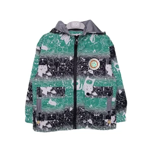 سویشرت طرح استیکر لبخند پسرانه