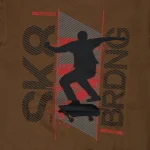 بلوز و شلوار طرح اسکیت سوار پسرانه