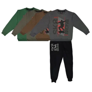 بلوز و شلوار طرح اسکیت سوار پسرانه