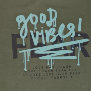 بلوز و شلوار طرح Good Vibes پسرانه (10 تا 12 سال) کد 5930016310