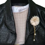 کت چرم و سارافون نوزاد دختر