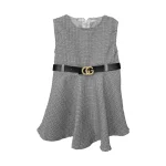 کت چرم و سارافون نوزاد دختر