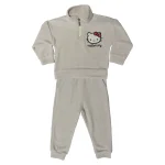 بلوز یقه زیپ دار و شلوار دخترانه