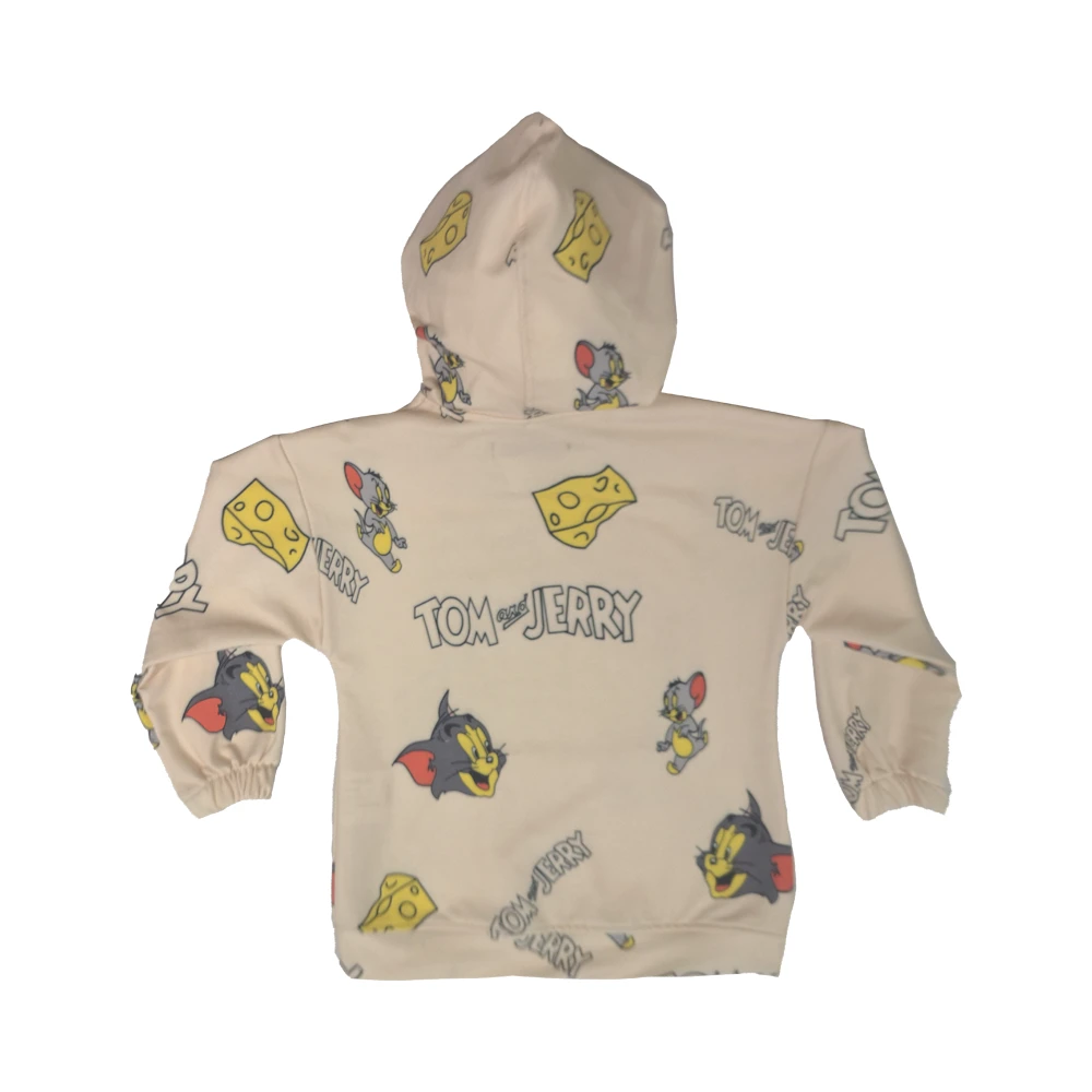 اطلاعات سایزبندی هودی طرح تام و جری پسرانه