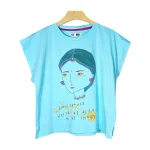 تیشرت و شلوارک طرح صورت دخترانه