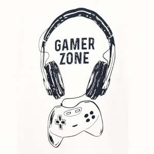 تیشرت طرح GAMER ZONE پسرانه (9 تا 14 سال) کد 630401