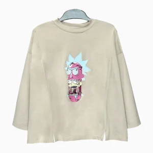 بلوز طرح Rick And Morty دخترانه (3 تا 8 سال) کد 28000753
