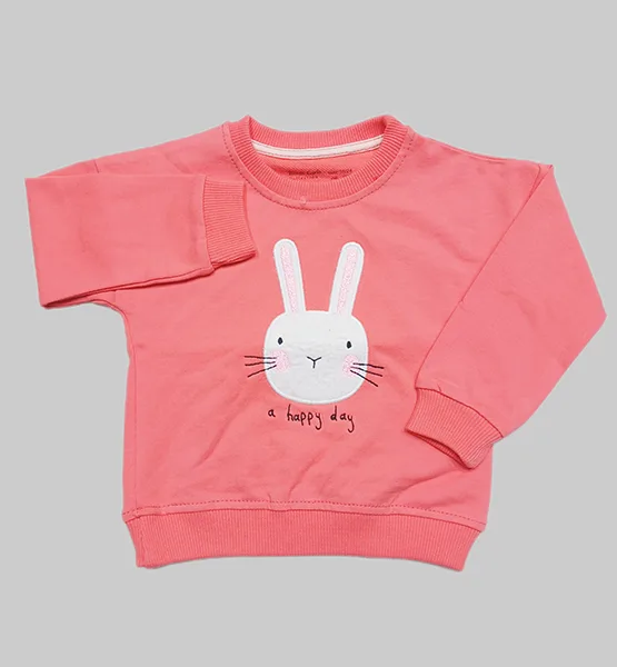 اطلاعات سایزبندی بلوز طرح خرگوش دخترانه