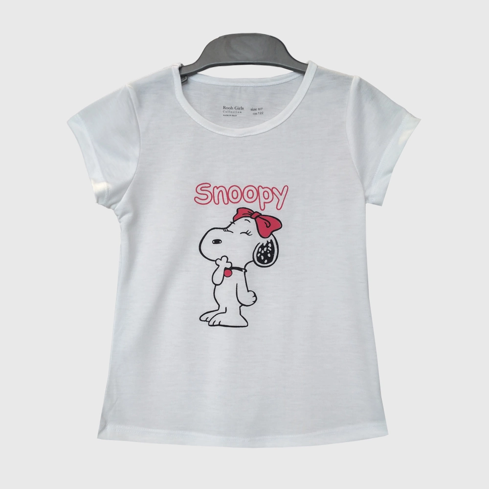 تیشرت طرح Snoopy دخترانه