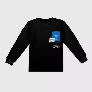 بلوز طرح Apped پسرانه (7 تا 13 سال) کد 628224