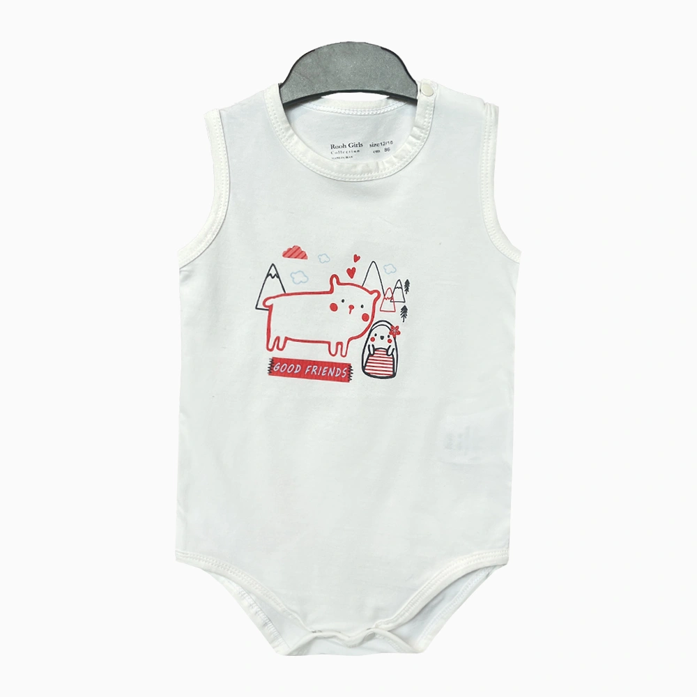 اطلاعات سایزبندی بادی حلقه ای طرح Good Friends نوزاد دختر