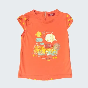 تیشرت طرح آکواریوم نوزاد دختر (12 تا 18 ماه) کد 941624428