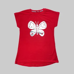 تیشرت طرح پروانه دخترانه