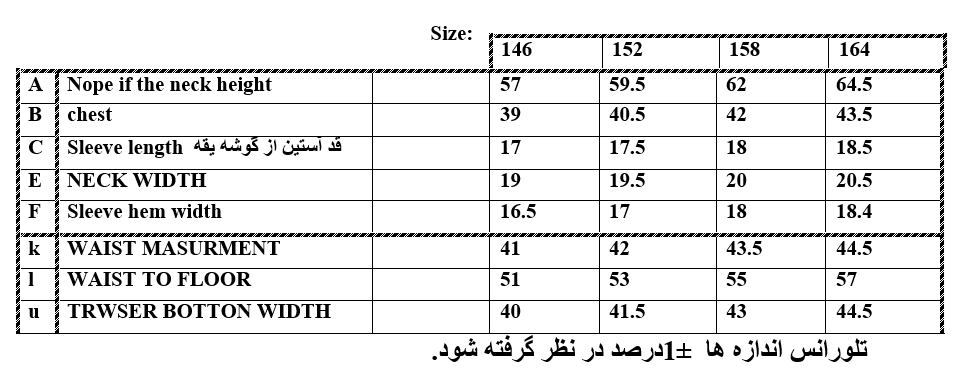 سایزبندی