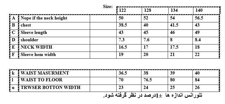 سایزبندی